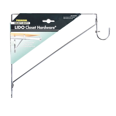 Lido Lido 10-1/2 in. H X 1 in. W X 11 in. L Chrome Shelf Divider LB-10-8150A